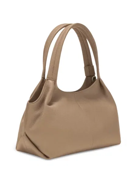 Geantă shopper Furla din piele maro