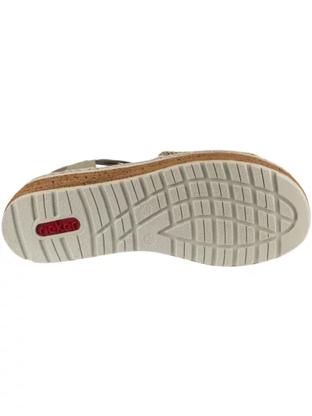 Rieker Sandale pastel verde