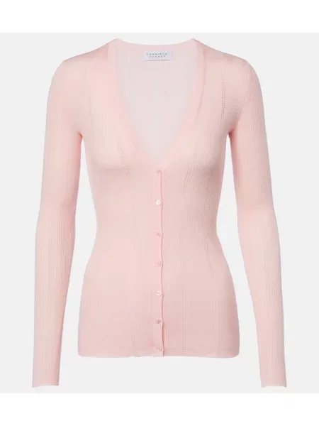 Cardigan Gabriela Hearst de lână roz