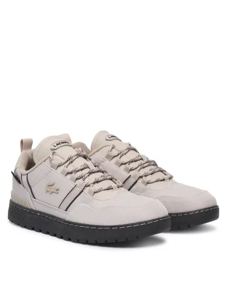 Sneakersy Lacoste beżowe