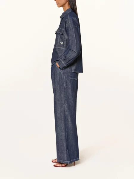 Marc Aurel Spodnie Marlena W Stylu Jeansowym blau niebieskie