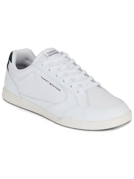 Sneakers Tommy Hilfiger Lo Pro Cupsole Perf Leather alb