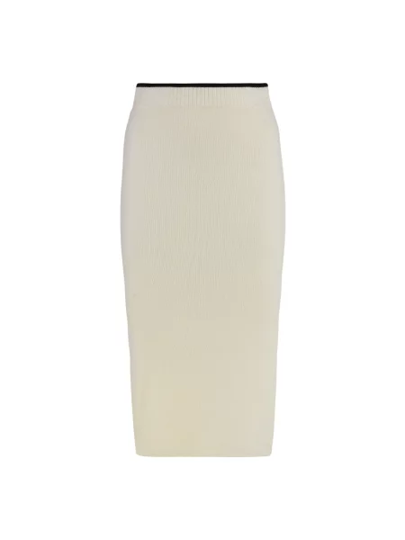 Spódnica Pinko wełniana biała