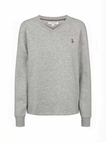 U.S. POLO ASSN. Pulover UWMacy amestecat gri