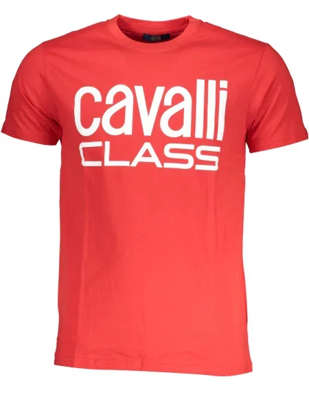 Tricou Cavalli Class scurt roșu