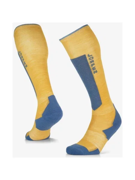 Skarpety Lorpen MSMM Merino Ski Midweight żółty M niebieski