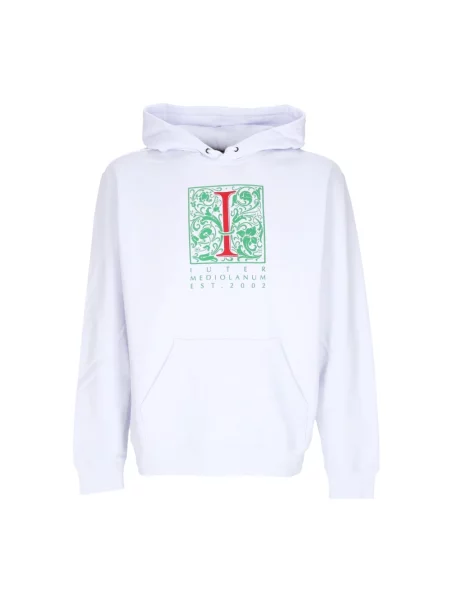 Bluza z kapturem Iuter z kapturem biała