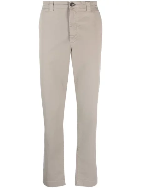 Pantaloni croiți Woolrich din țesătură twill