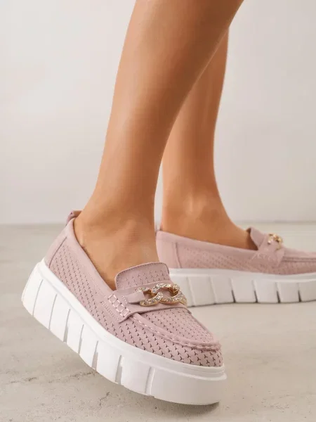 Mocasini Heilarta roz