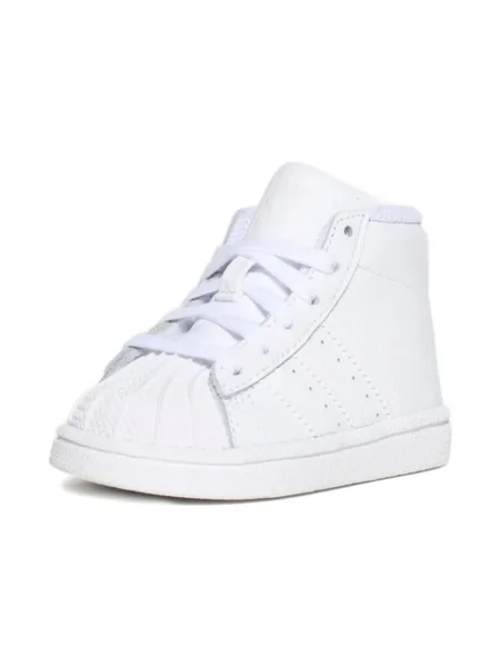 Kratke hlače Adidas s vezicama s čipkom bijela