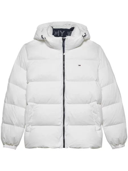 Kurtka jeansowa Tommy Jeans wodoszczelna biała