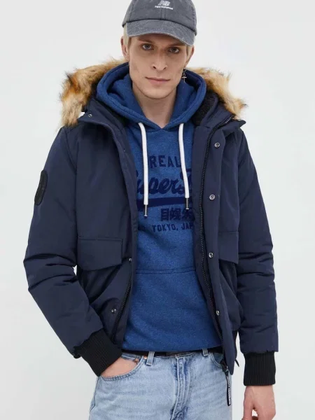 Superdry Téli dzseki Everest tengerészkék