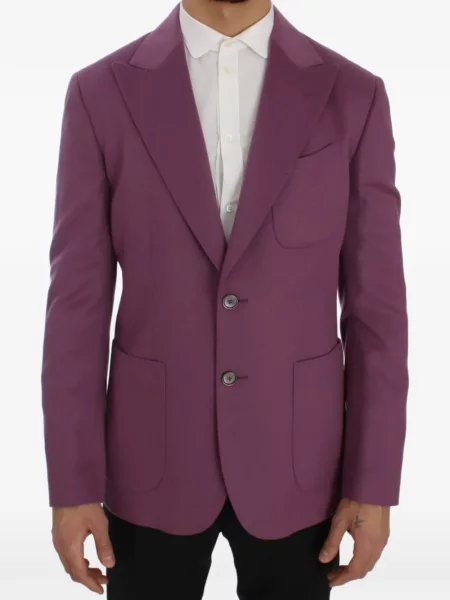 Sacou Dolce & Gabbana cu rever violet