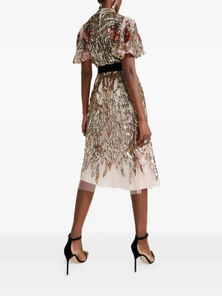 Midi šaty Temperley London s flitry
