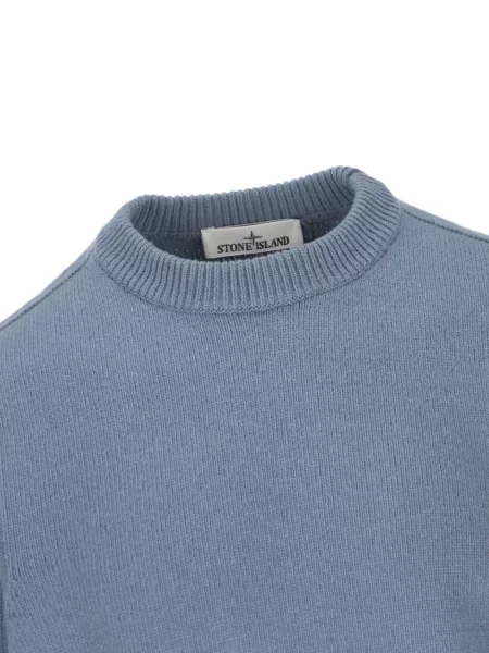 Pulover Stone Island cu strasuri albastru