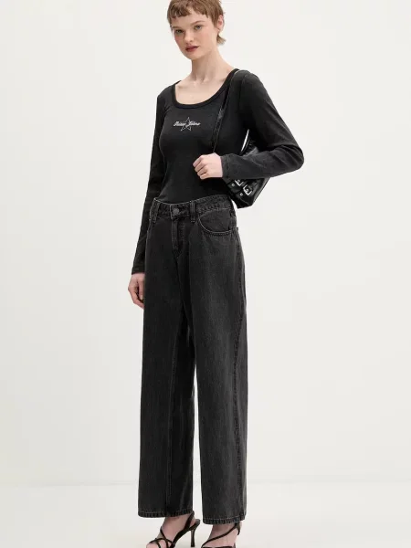 Лонгслів Guess Jeans чорний