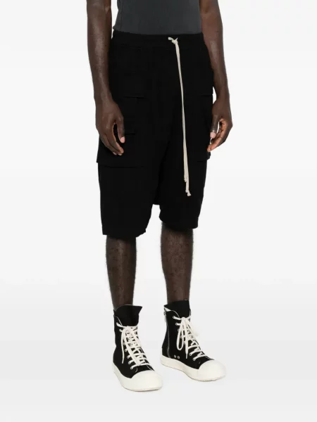 Pantaloni scurți cargo Rick Owens Drkshdw negru