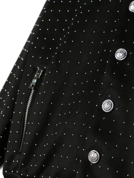 Kurtka bomber dziecięcy Balmain czarny