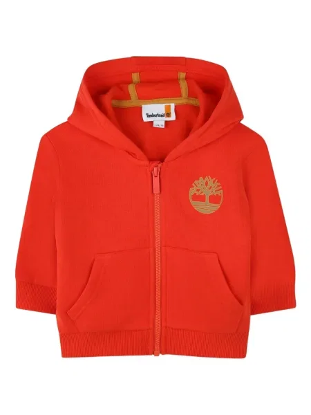Dětska mikina s kapucí Timberland červená