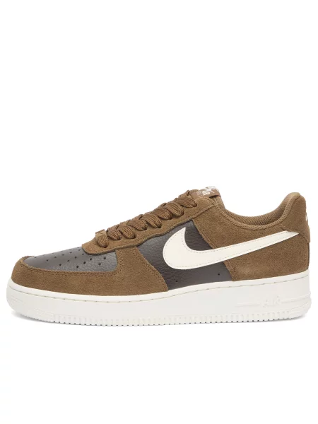 Sneakersy Nike Air Force 1 brązowe
