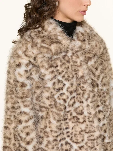 Mrs & Hugs Kurtka Ze Sztucznego Futra weiss