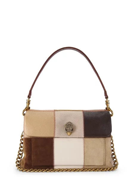 Kurt Geiger London torebka skórzana CELIA beżowa