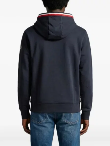 Hanorac cu glugă Moncler albastru
