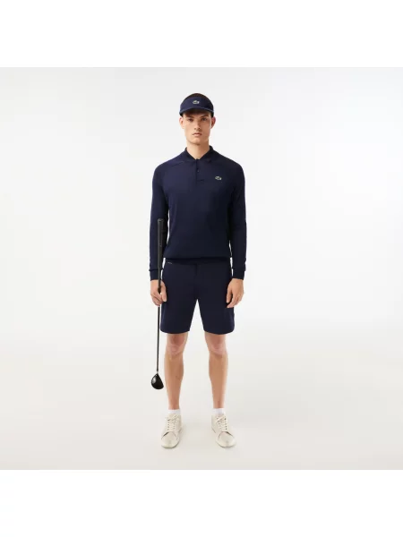 Lacoste Sport Wool Golf Sweater granatowy