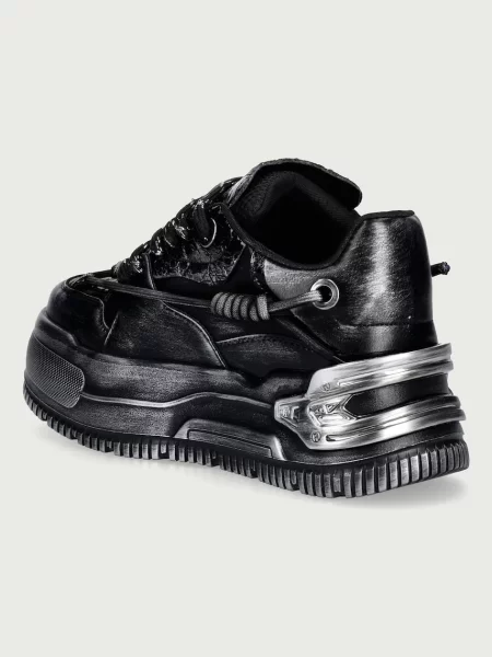 Koi Footwear Metamorphosis Distressed Platoform sportcipő női fekete
