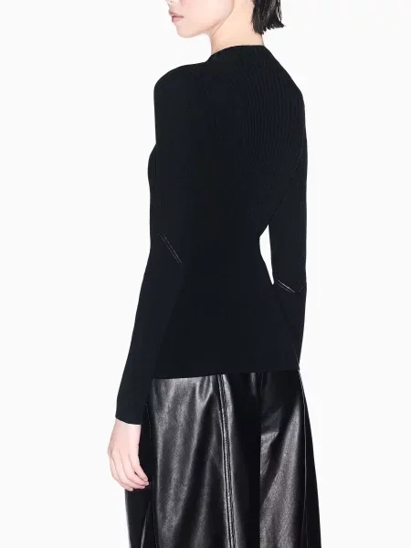 Водолазка Armani Exchange для гольфа черная