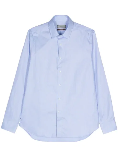 Дълго риза Canali синьо