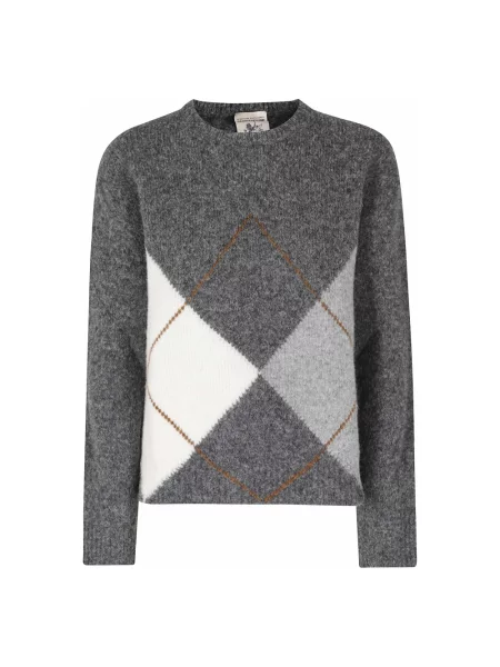 Sweter Semicouture wełniany szary