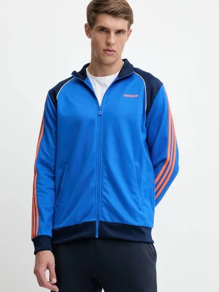 Суитчър Adidas Originals с принт синьо