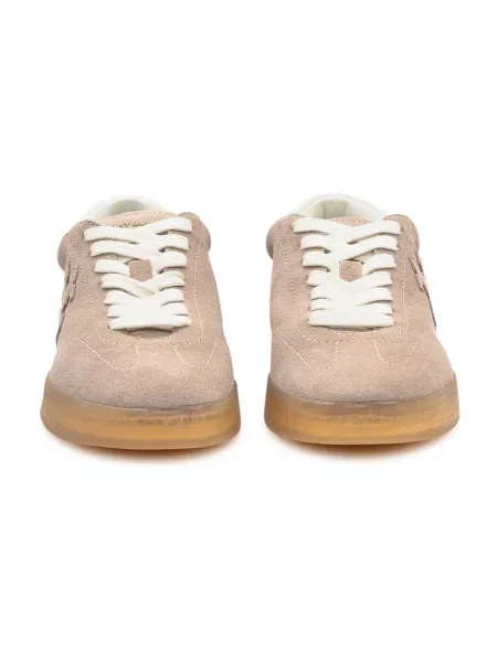 Sneakersy Tory Burch zamszowe beżowe