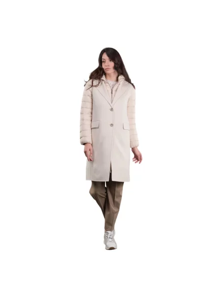 Płaszcz Moorer wełniany beżowy