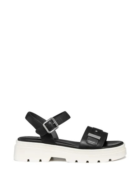Sandale Geox cu cataramă chunky negru