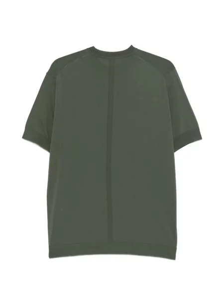 Tricou Low Brand tricotate verde