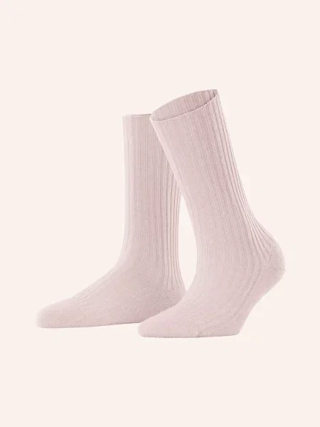 Falke Skarpety Cosy Wool Boot Z Wełną Merino pink różowe