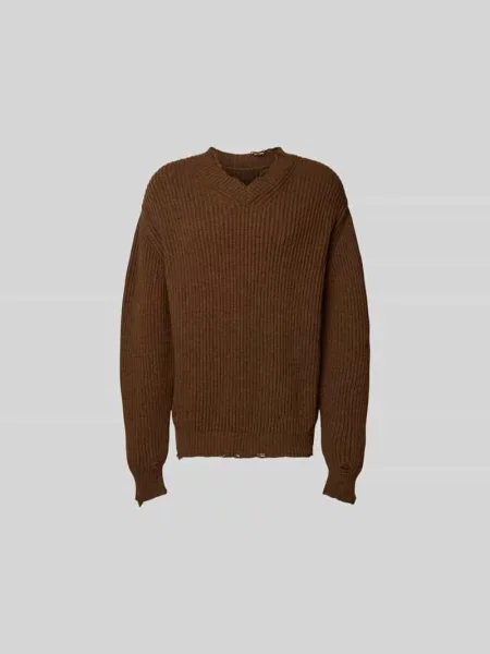 Sweter o kroju relaxed fit z dodatkiem wełny Mm6 Maison Margiela