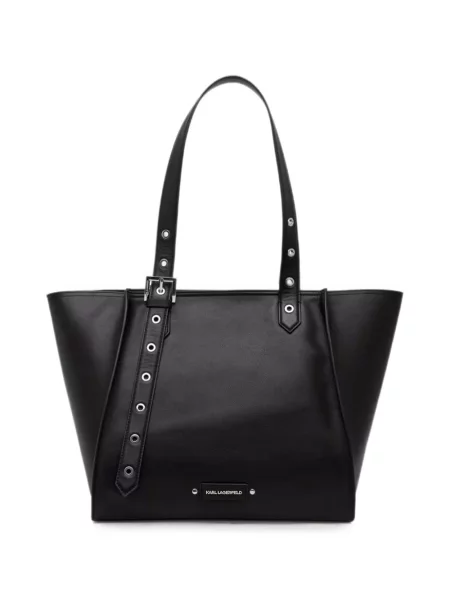 Geantă shopper Karl Lagerfeld cu cataramă negru