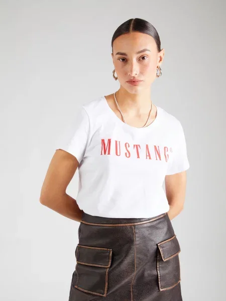 MUSTANG Tricou ALMA sângeriu alb
