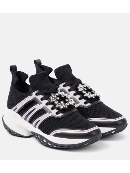 Sneakerși Roger Vivier plasă alergare negru