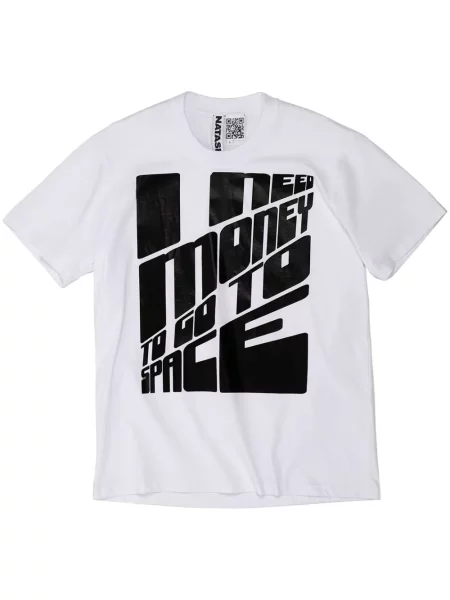 Tricou Natasha Zinko cu imagine alb