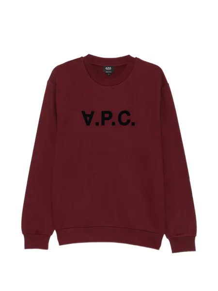 Hanorac A.p.c. cu imagine roșu