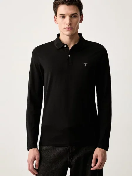Tricou cu mânecă lungă Guess negru