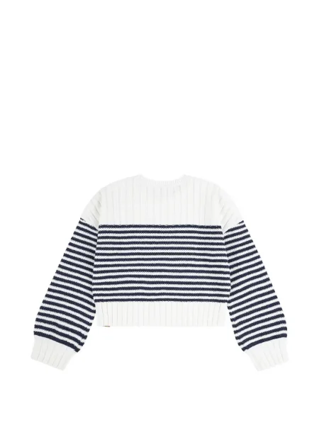 Sweter dziecięcy Abercrombie Fitch biały