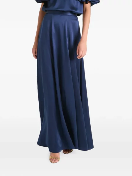 Fusta maxi Temperley London albastru