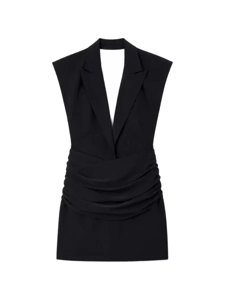 Rochie mini Amazuìn cu rever negru