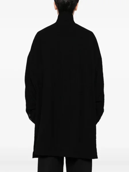 Palton The Viridi-anne cu broderie negru