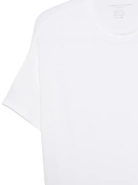 Tricou Majestic Filatures alb